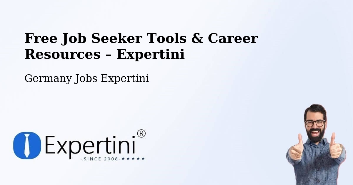 Free Job Seeker Tools & Career Resources – Wangels - Wangels, Germany Jobs Expertini