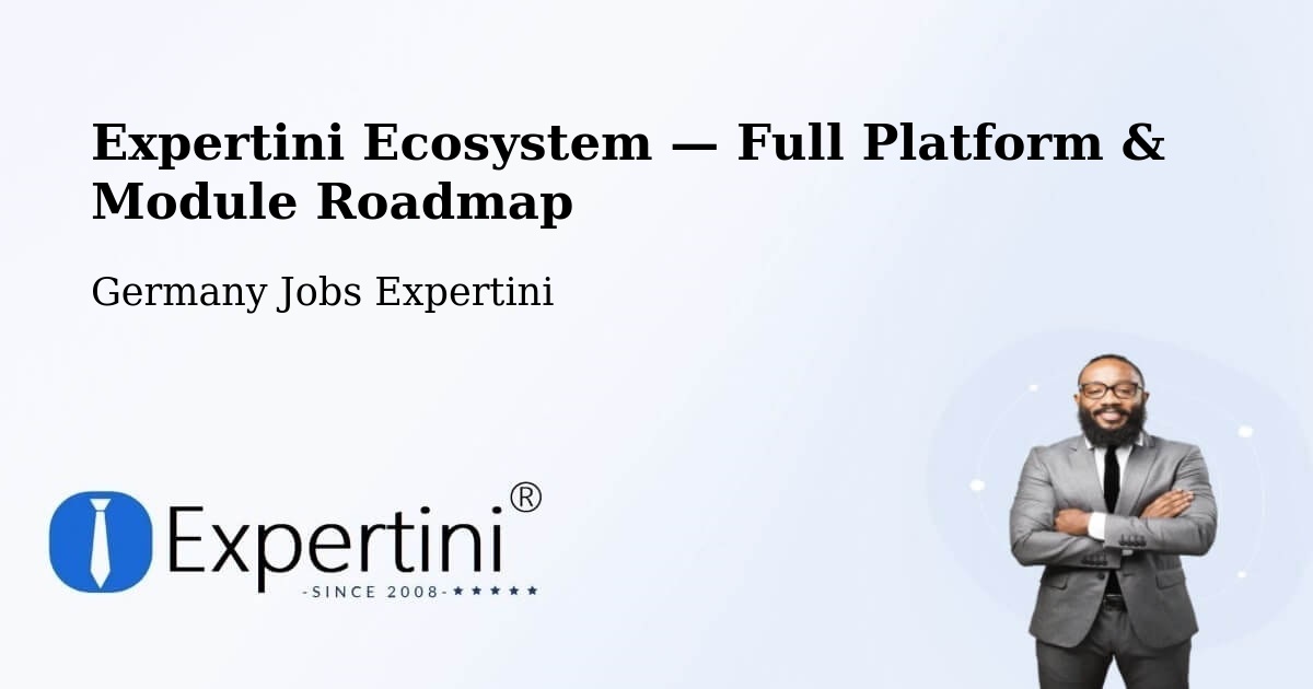 Expertini Ecosystem — Full Platform & Module Roadmap – Wangels